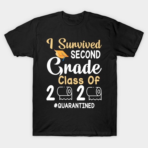 I Survived Second Grade Class Of 2020 Toilet Paper Quarantined Fighting Coronavirus 2020 Win T-Shirt by joandraelliot